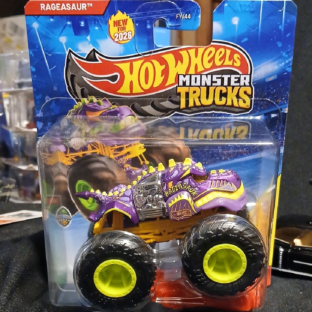 Monster Trucks Rageasaur - Purple and Yellow